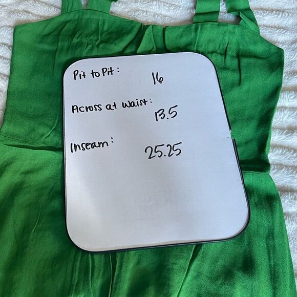 Reformation Alva Jumpsuit in Kelly Green - Picture 7 of 11